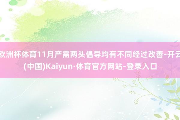 欧洲杯体育11月产需两头倡导均有不同经过改善-开云(中国)Kaiyun·体育官方网站-登录入口